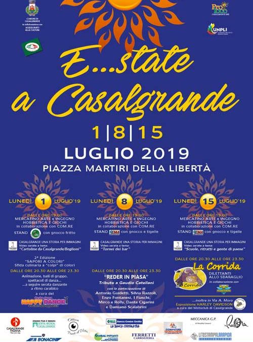 Lunedì a Luglio stai con Happy Dance a Casalgrande!